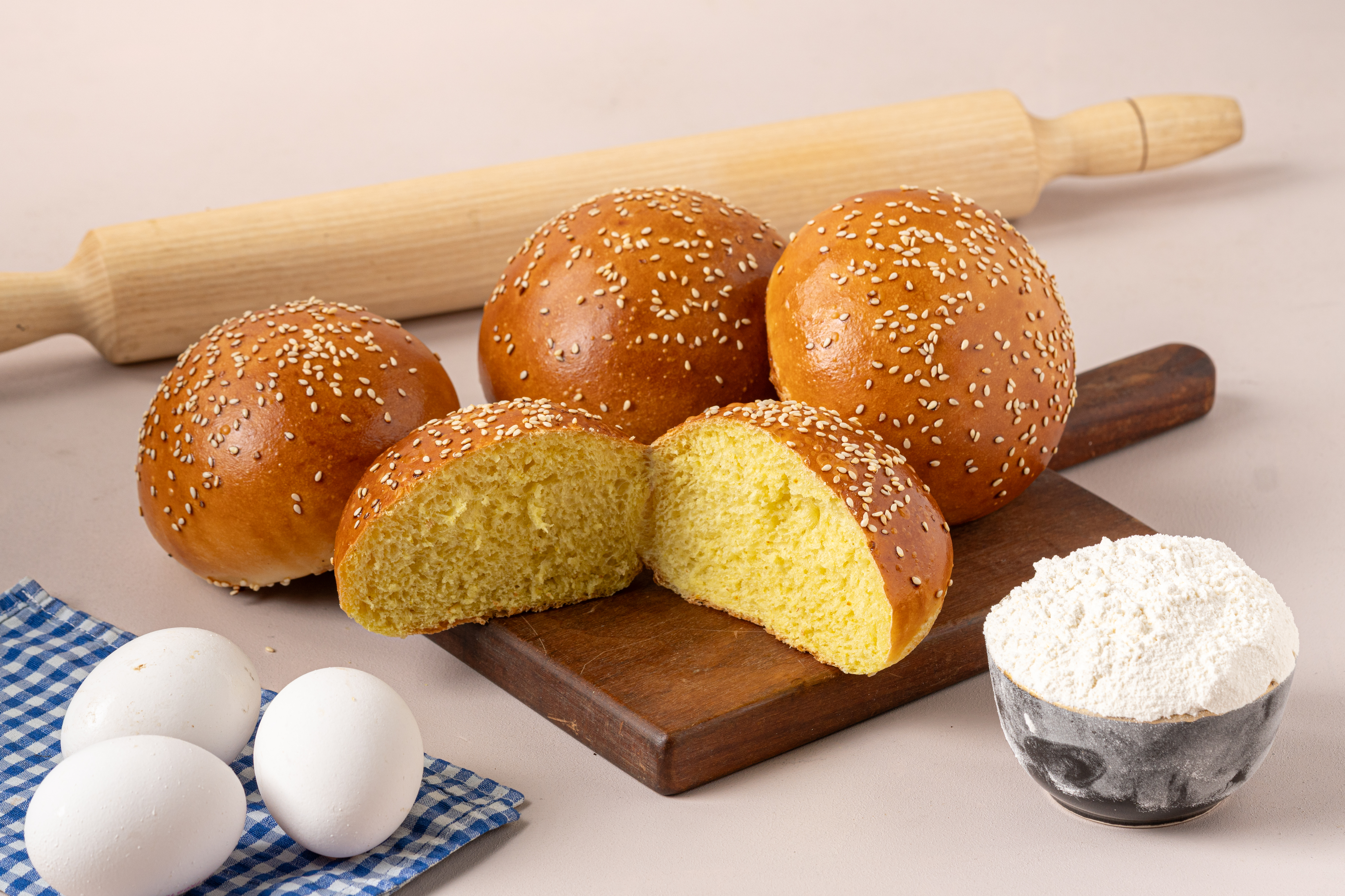 Susamlı Burger Ekmeği